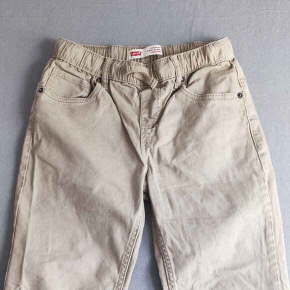 Levi's jogger boys size 16 reg, (28/30) cream colour elastic waistband, tapered - Picture 2 of 13